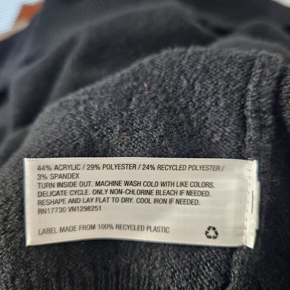 A New Day Women's Black Oversized Sweater Size XXL Cozy Soft Comfortable Casual - Picture 7 of 7